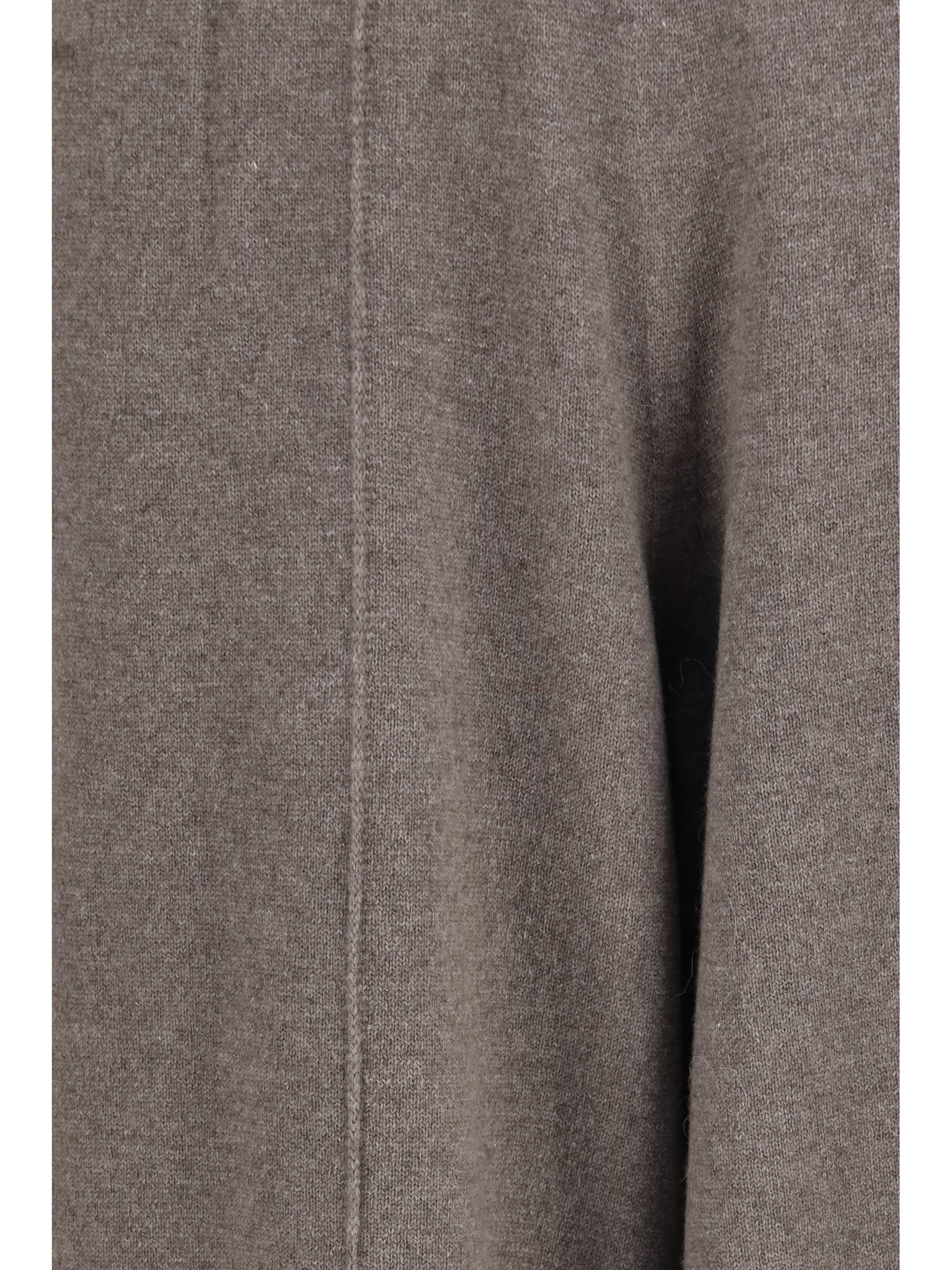 straight leg wool, silk and cashmere knit pants
