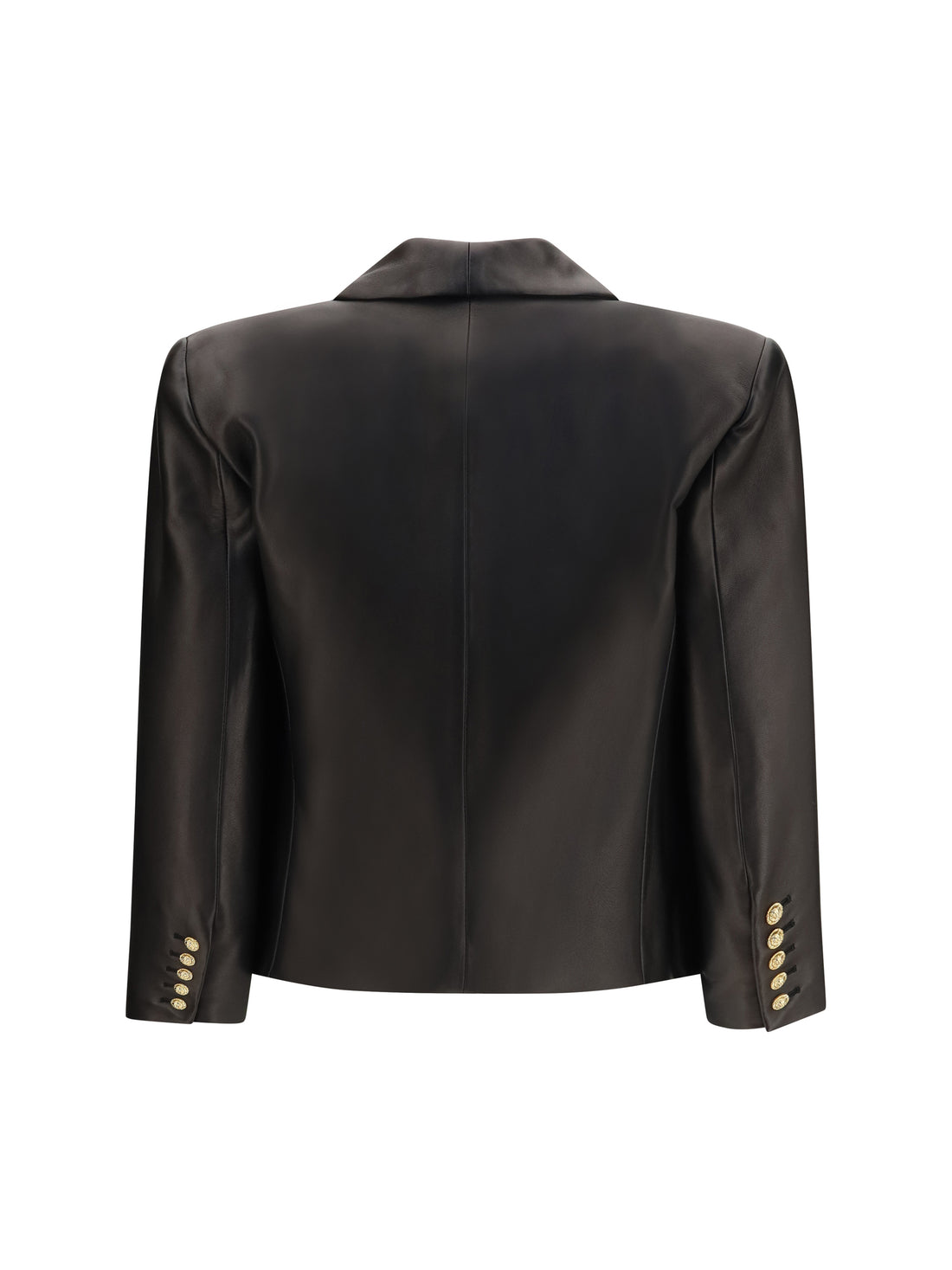 BALMAIN 38 spencer leather jacket