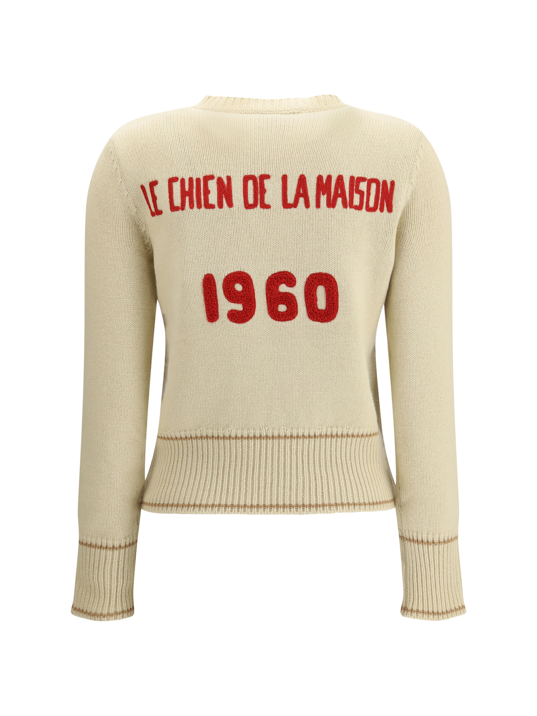 VALENTINO M le chien de la maison embroidered sweater