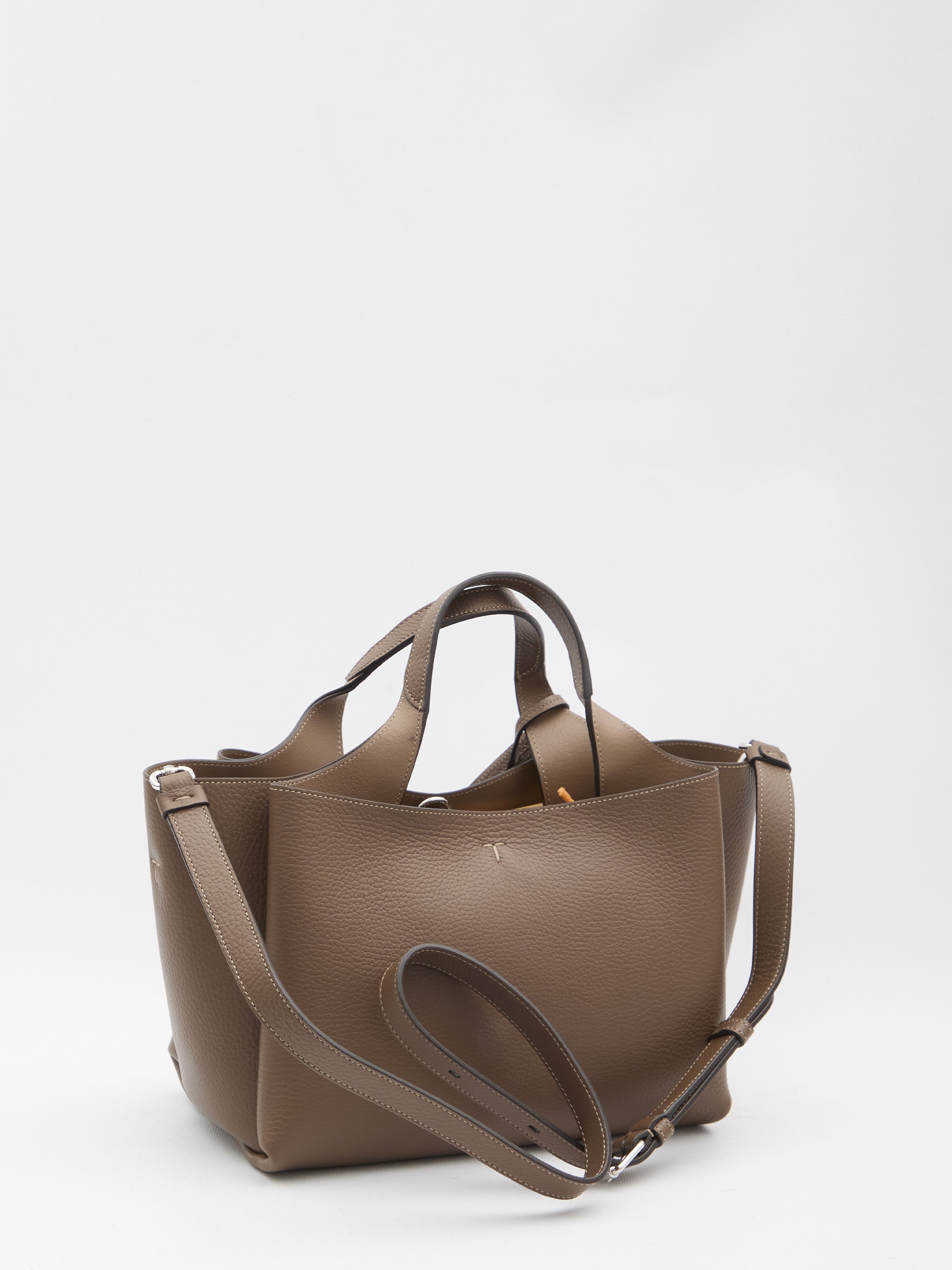 t timeless leather bag small