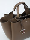 t timeless leather bag small