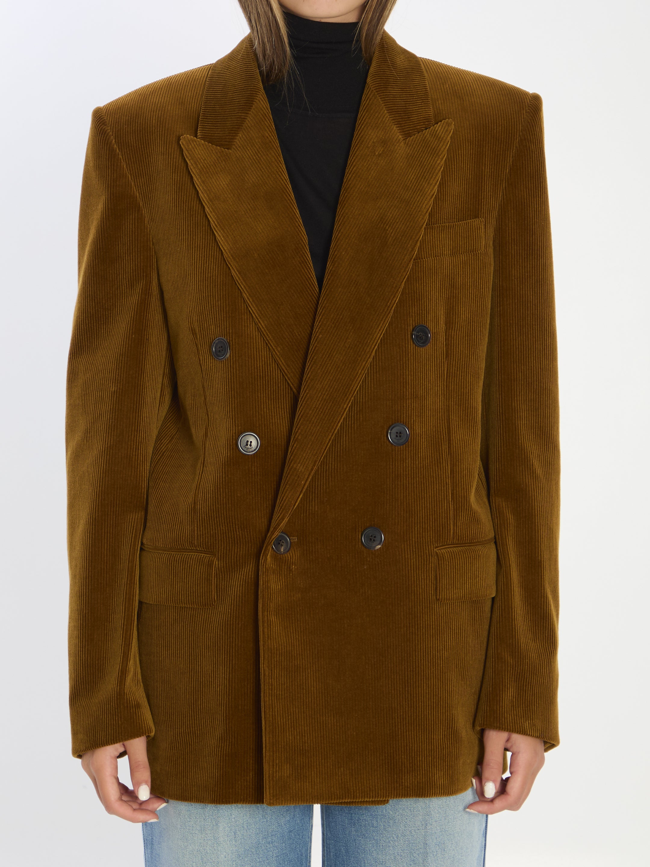 SAINT LAURENT 40 corduroy jacket