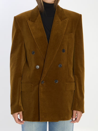 SAINT LAURENT 40 corduroy jacket