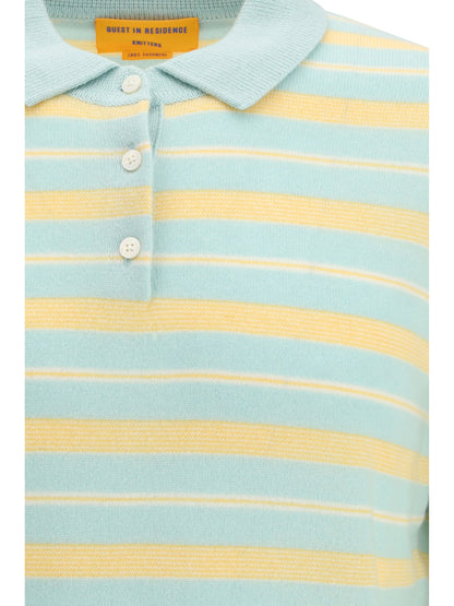 GUEST IN RESIDENCE M collegiate stripe polo