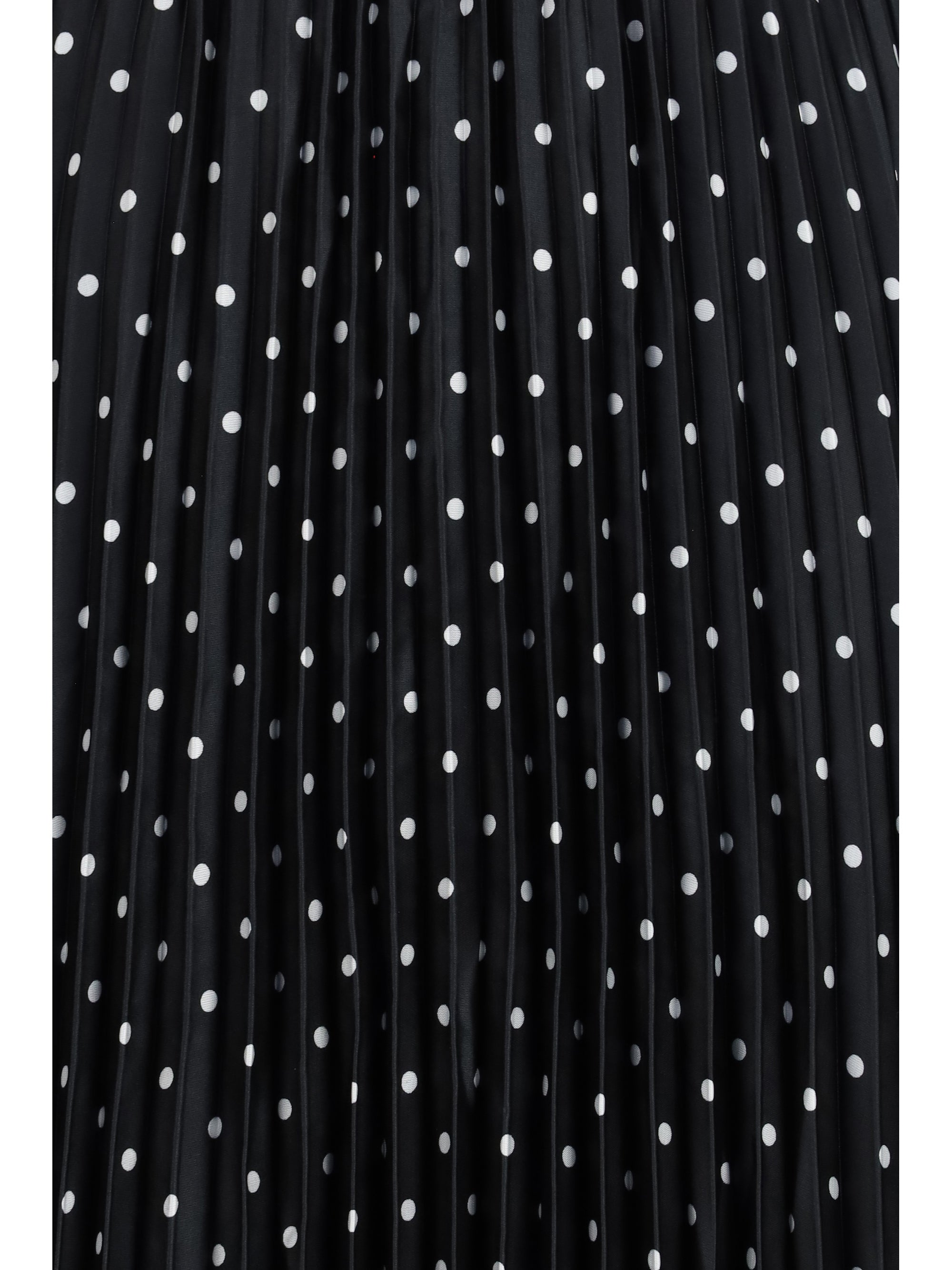 polka dot long dress