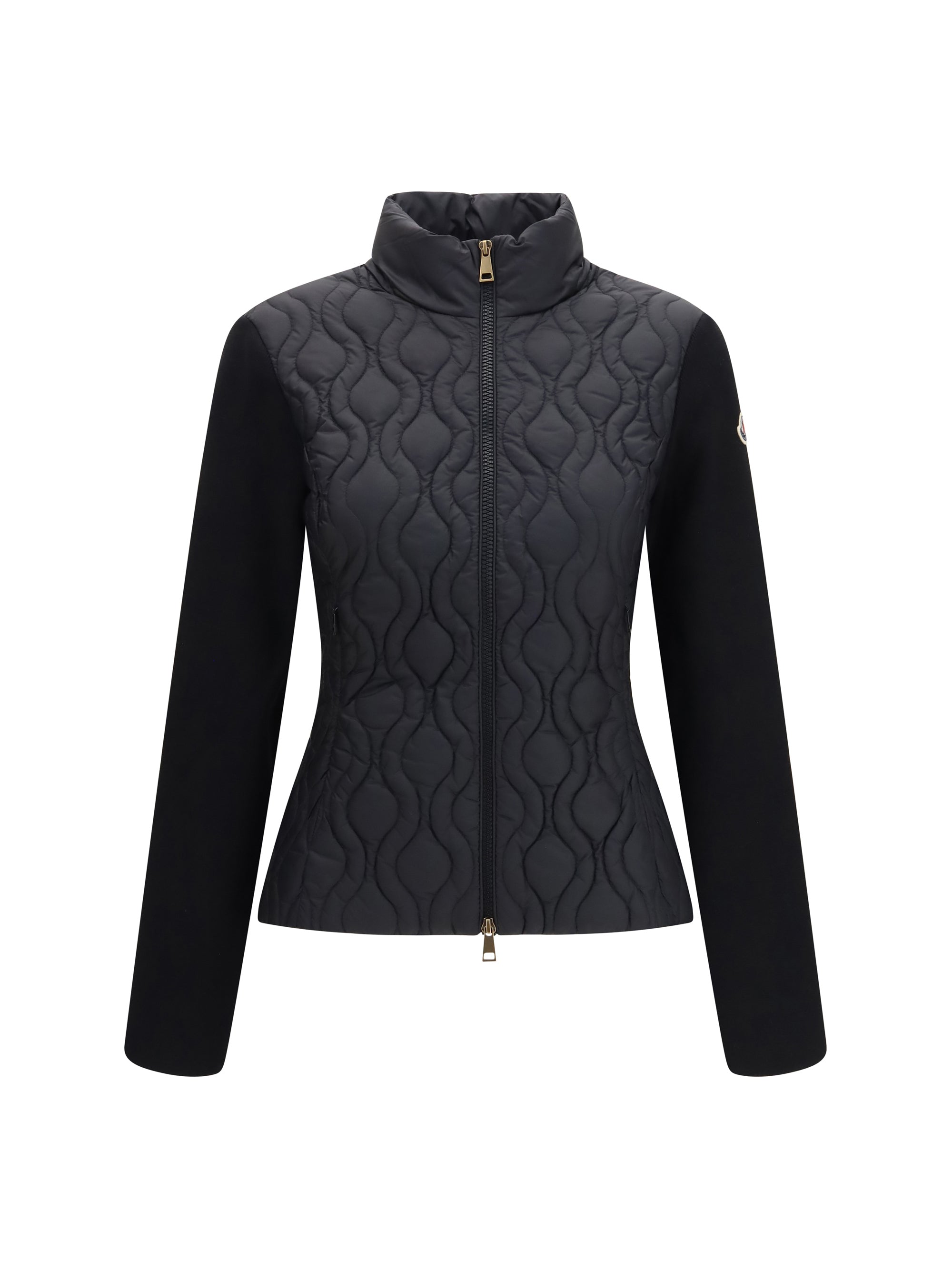 cotton padded cardigan