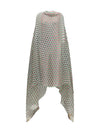 polka-dot cape dress