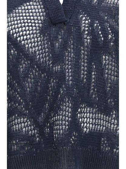 BRUNELLO CUCINELLI L dazzling water lillies polo shirt