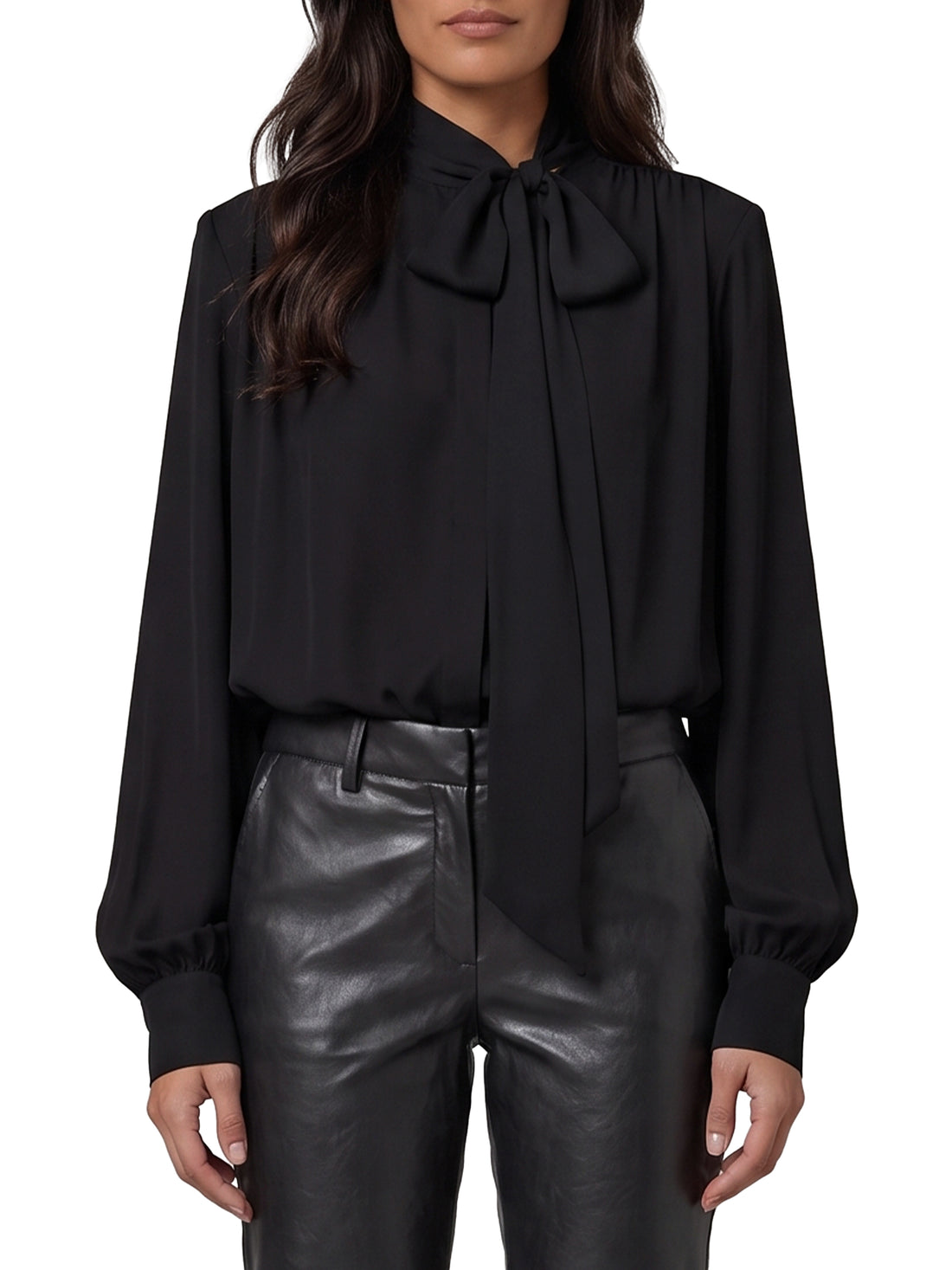 FEDERICA TOSI 38 silk-blouse blouse with bow