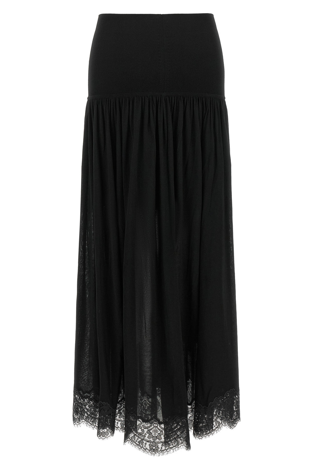 ZIMMERMANN 0 the zimmermann valiant long skirt defines a fluid silhouette through a play of