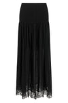 the zimmermann valiant long skirt defines a fluid silhouette through a play of