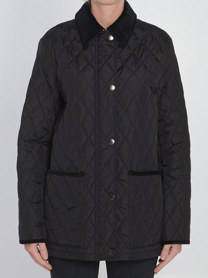 BURBERRY M country-style quilted jacket 