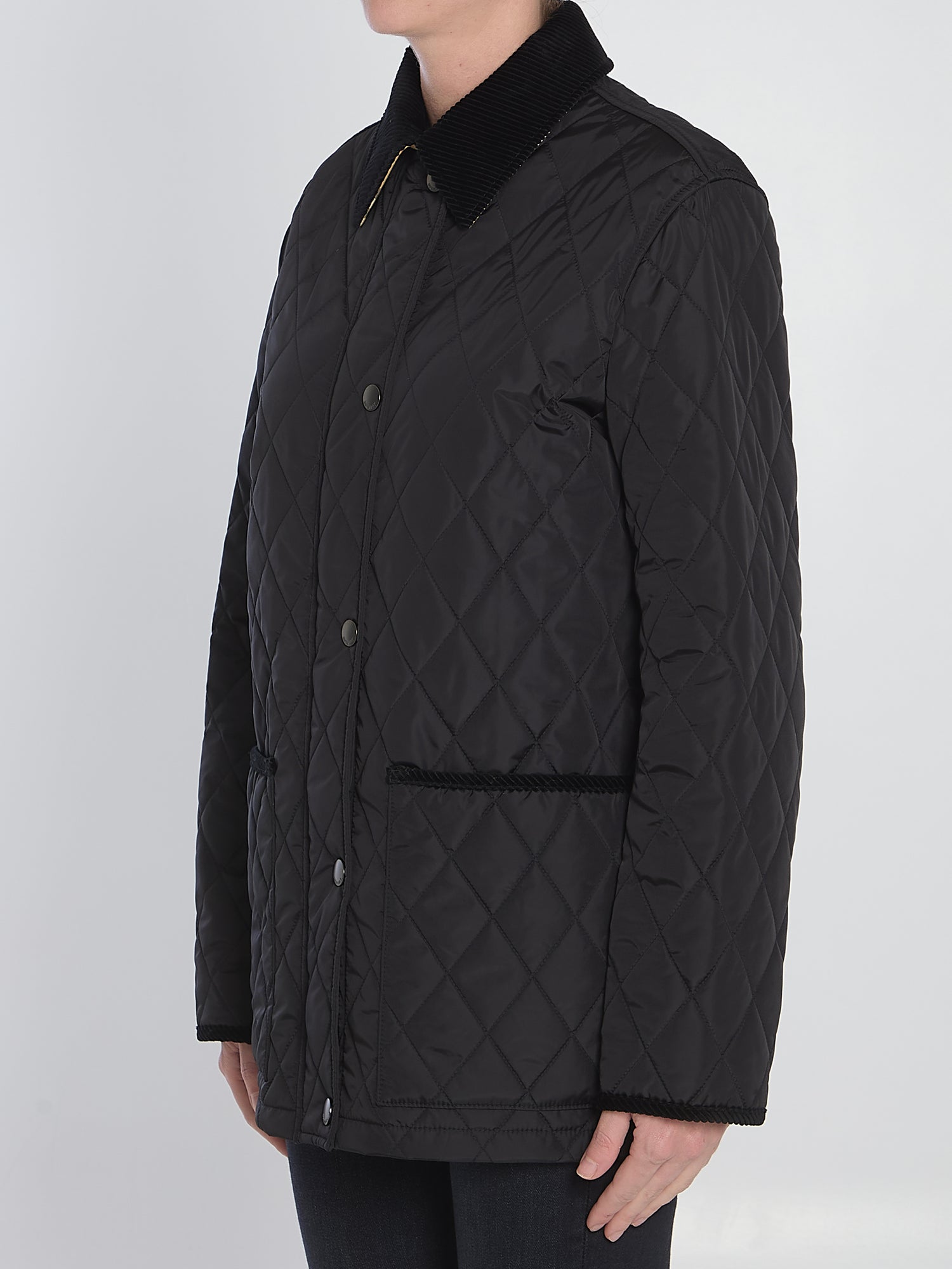 BURBERRY M country-style quilted jacket 