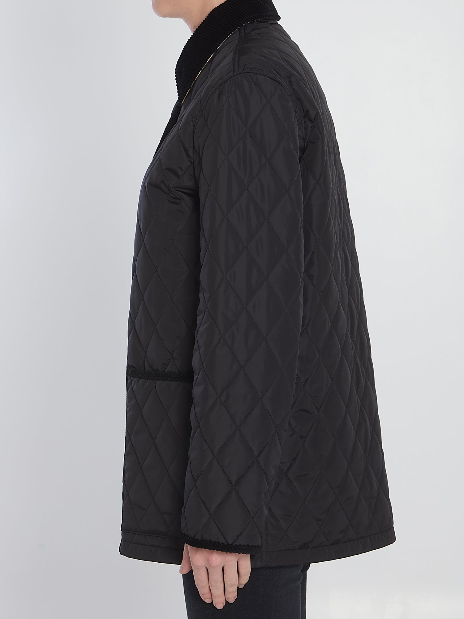 BURBERRY M country-style quilted jacket 