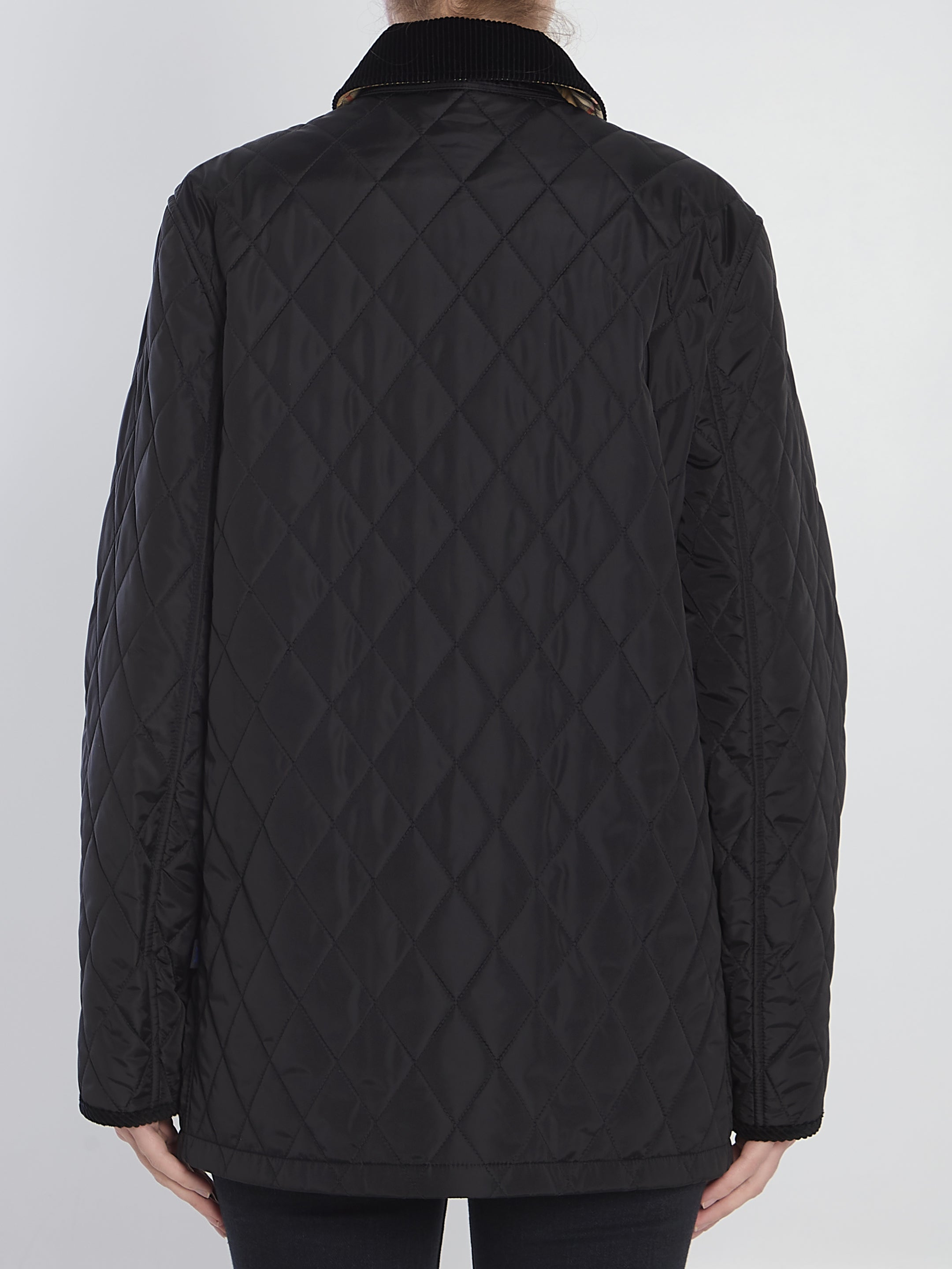 BURBERRY M country-style quilted jacket 