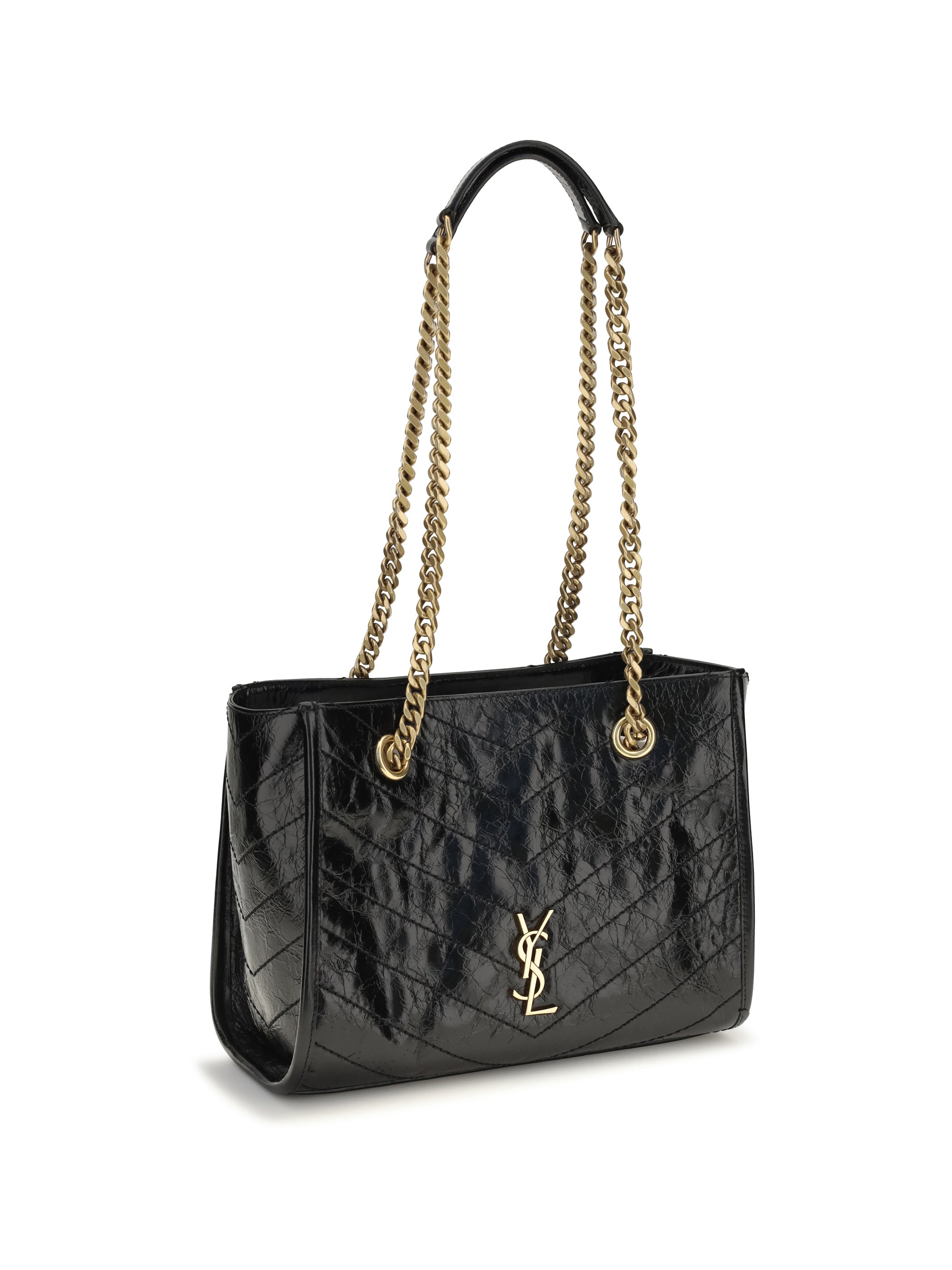 small niki leather tote bag