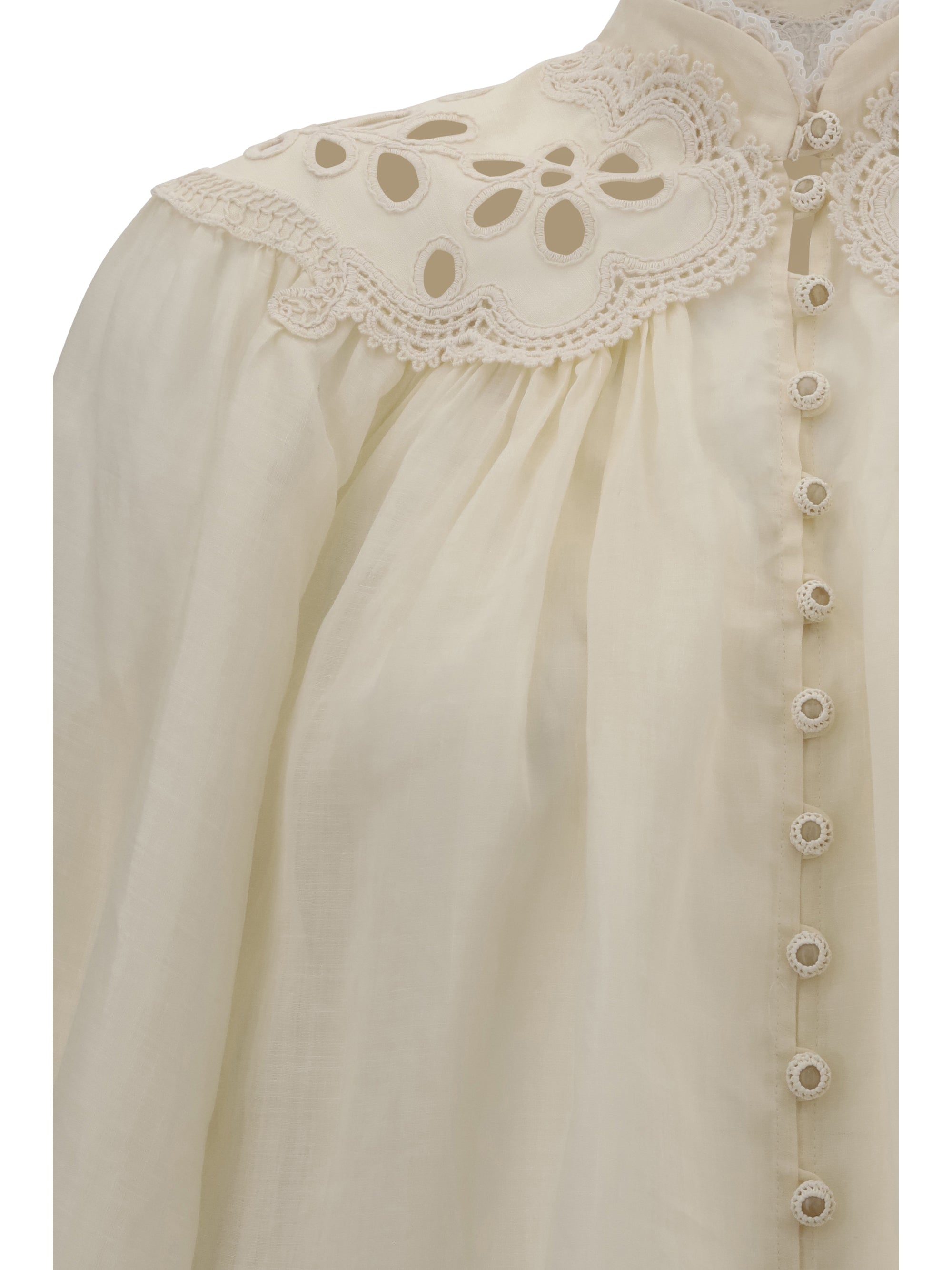 ZIMMERMANN 1 embroidered coco blouse