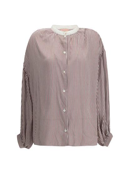 KRISTINA TI 42 striped shirt with wide sleeves