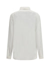 tuxedo shirt in silk with pleated bib