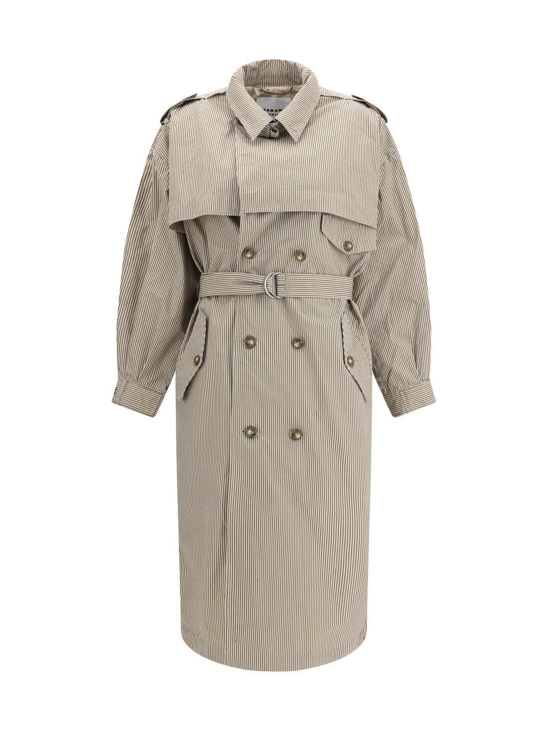 MARANT ETOILE 34 chilma striped coat