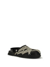 megalace leather mules