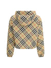 reversible cropped check jacket