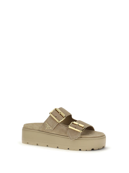 PRADA 36 platform sandals 