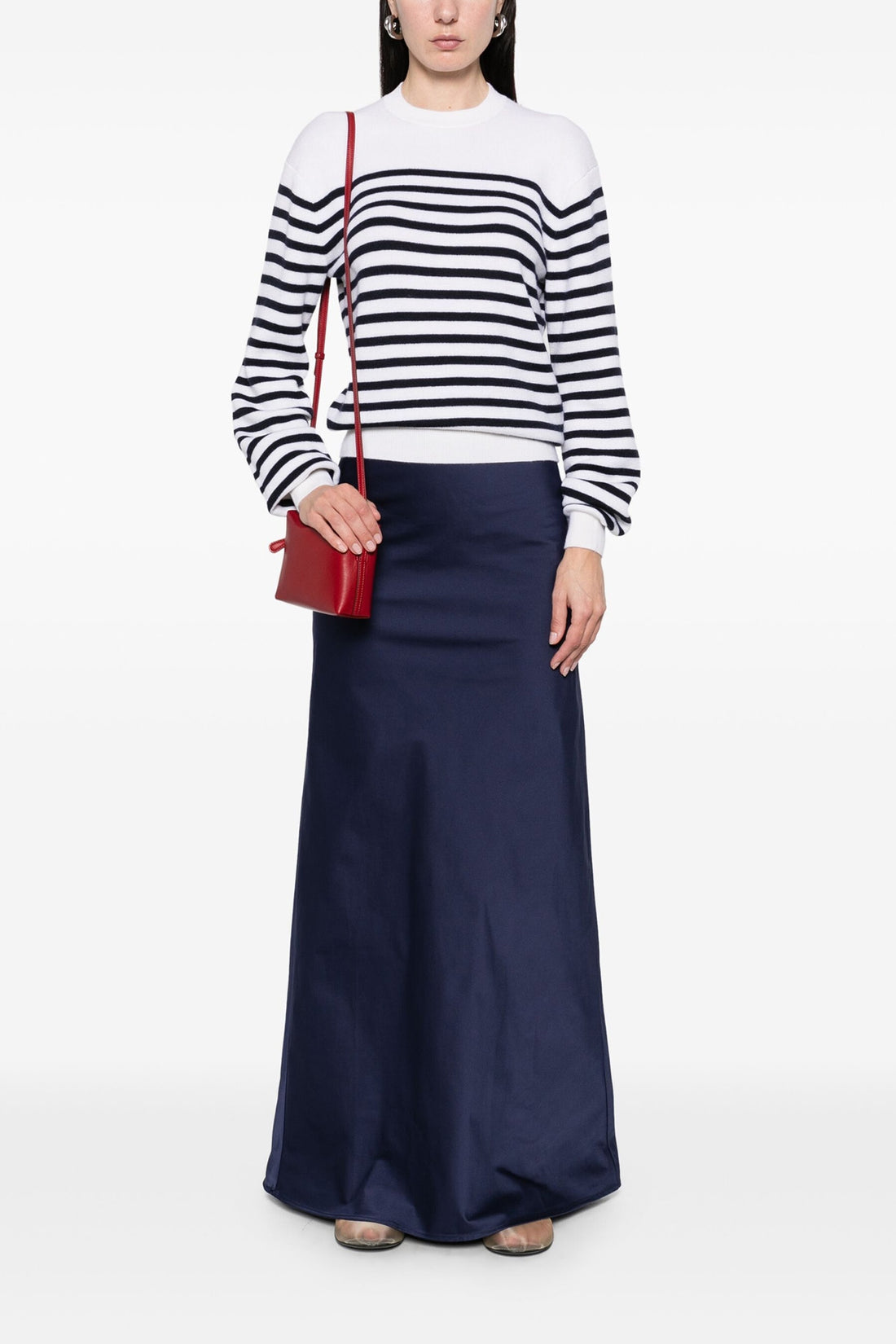 KHAITE S viola striped cashmere sweater