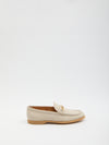 hammered leather loafers
