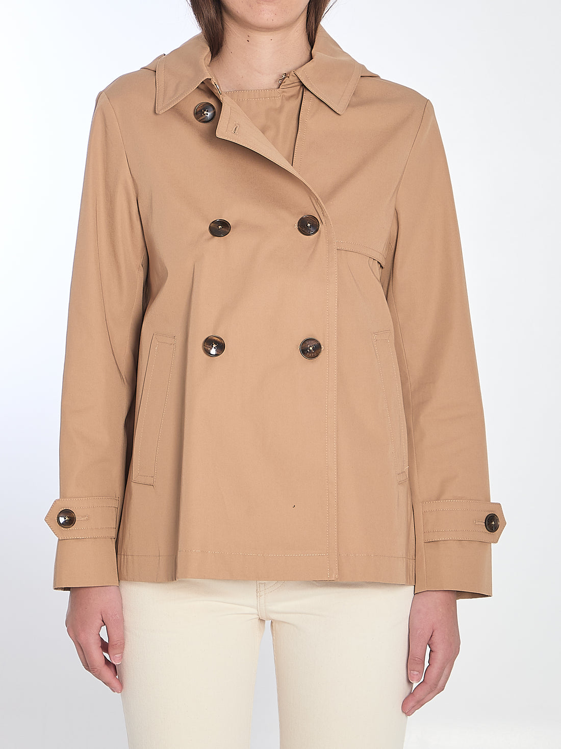 HERNO 40 short trench coat