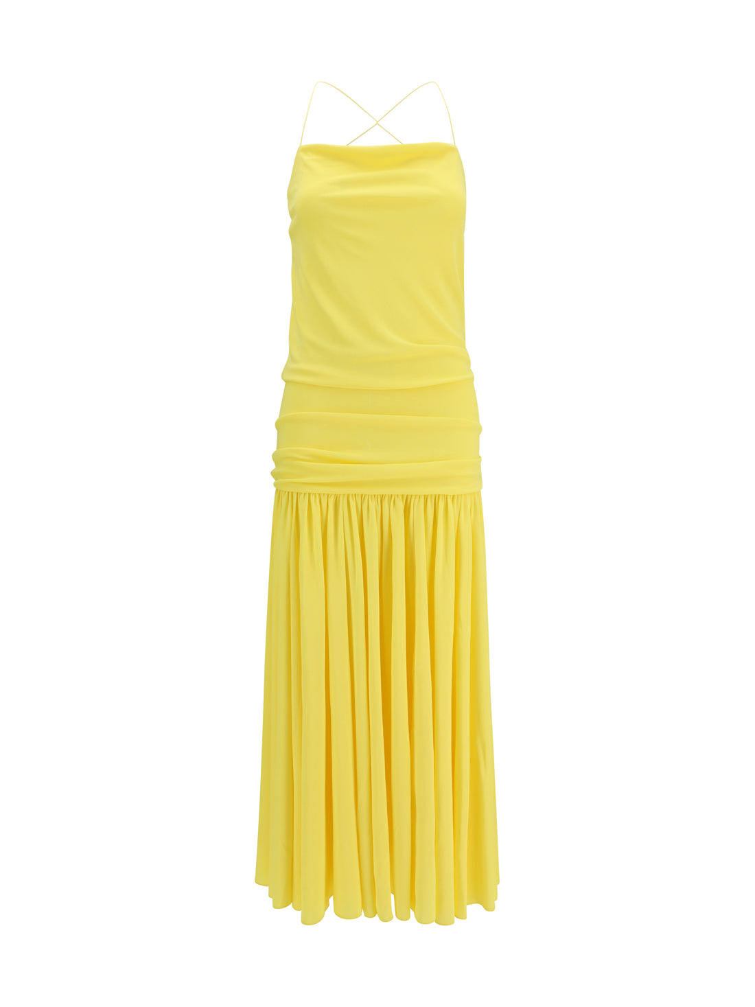 JACQUEMUS M pleated midi dress