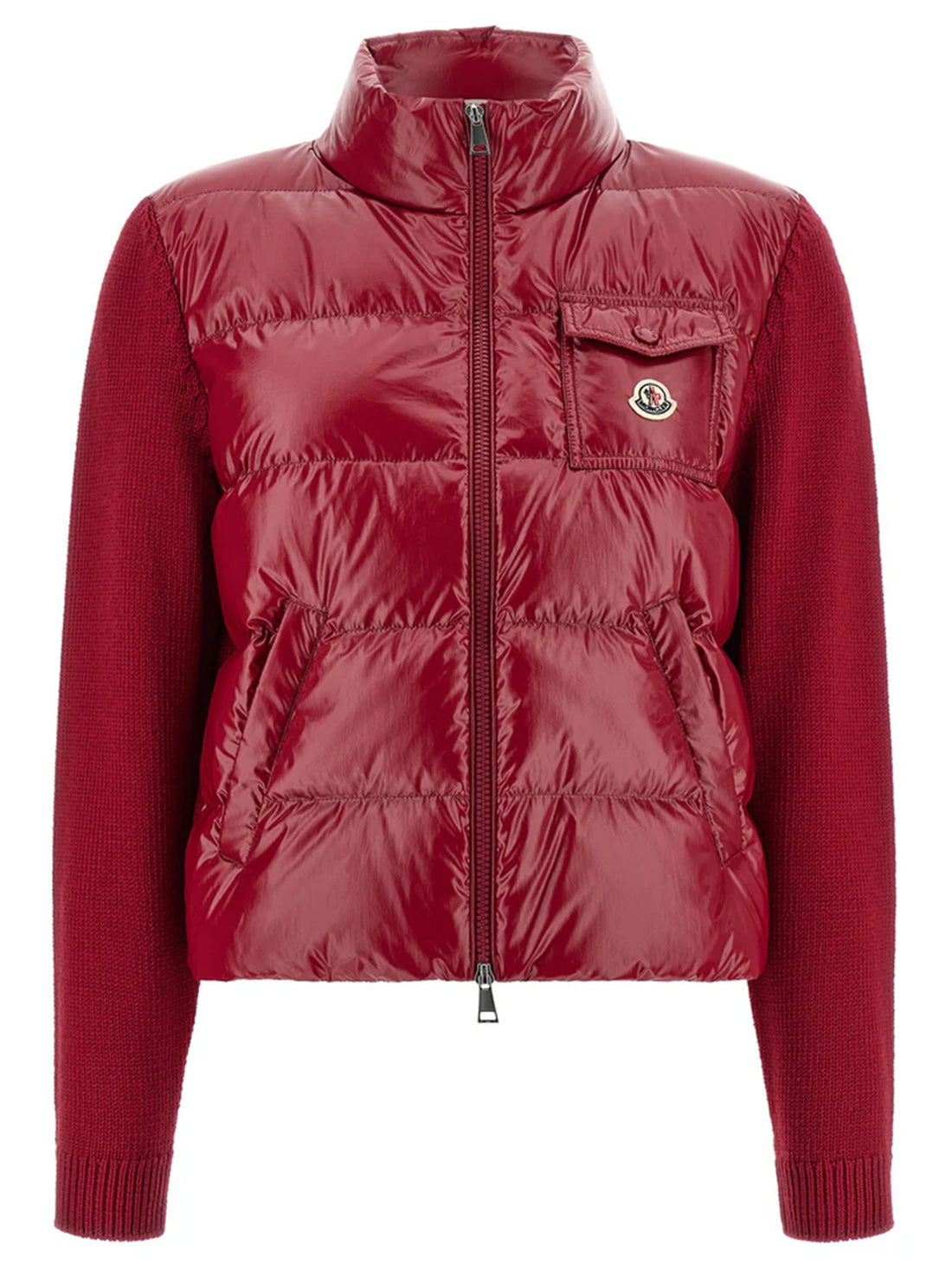 MONCLER M padded wool cardigan