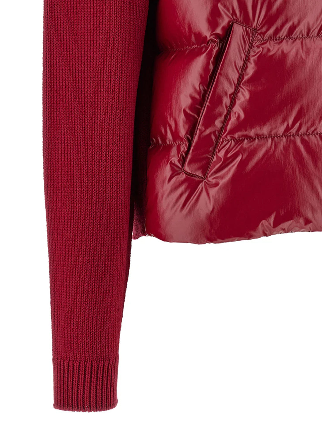 MONCLER M padded wool cardigan