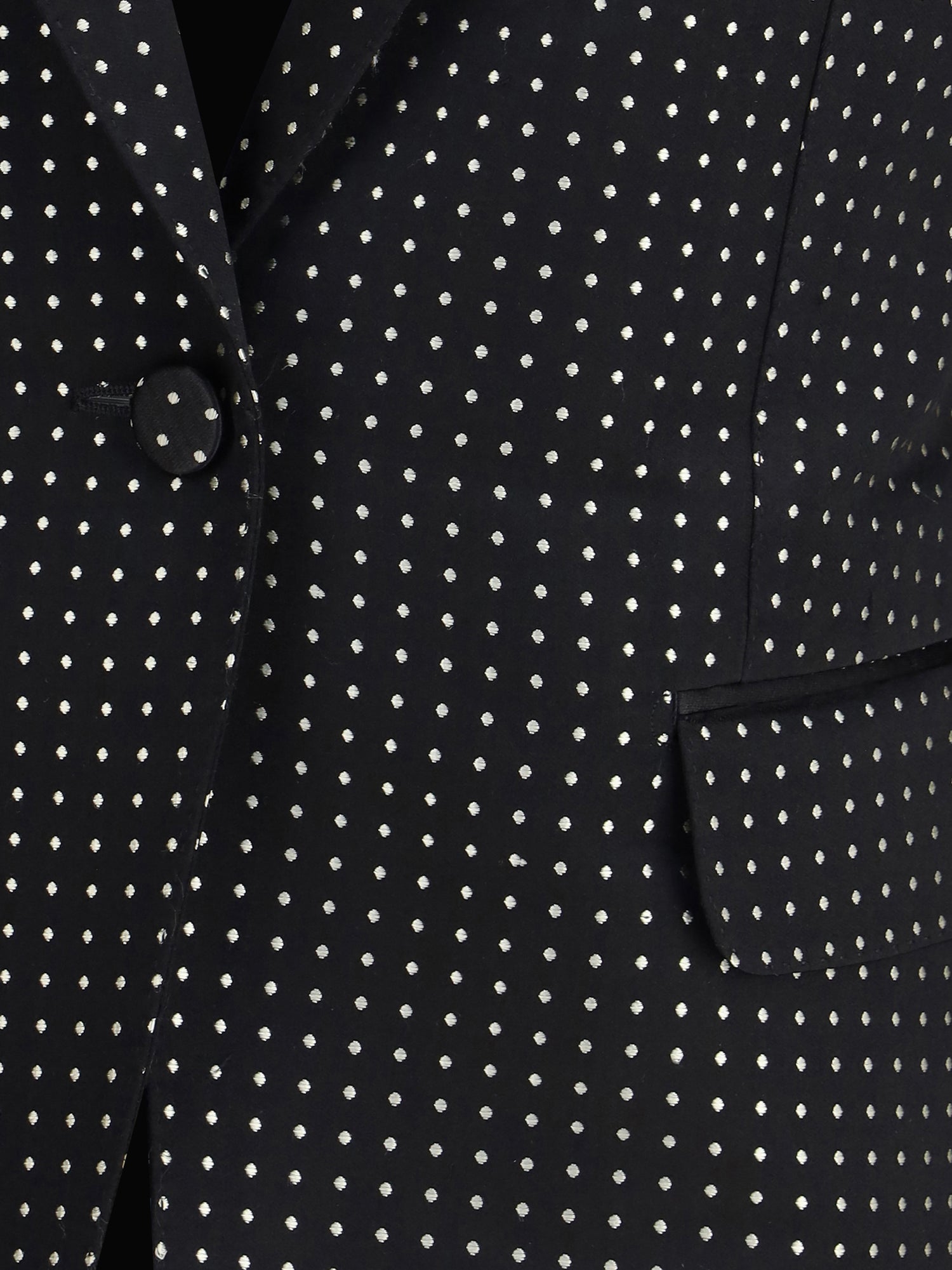 TOM FORD 42 single breasted jacket with polka dots