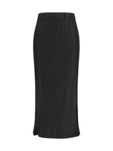GONGDID DESIGN OS wavy midi skirt