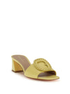leather sandals mules