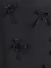 JIL SANDER 34 satin skirt with bows