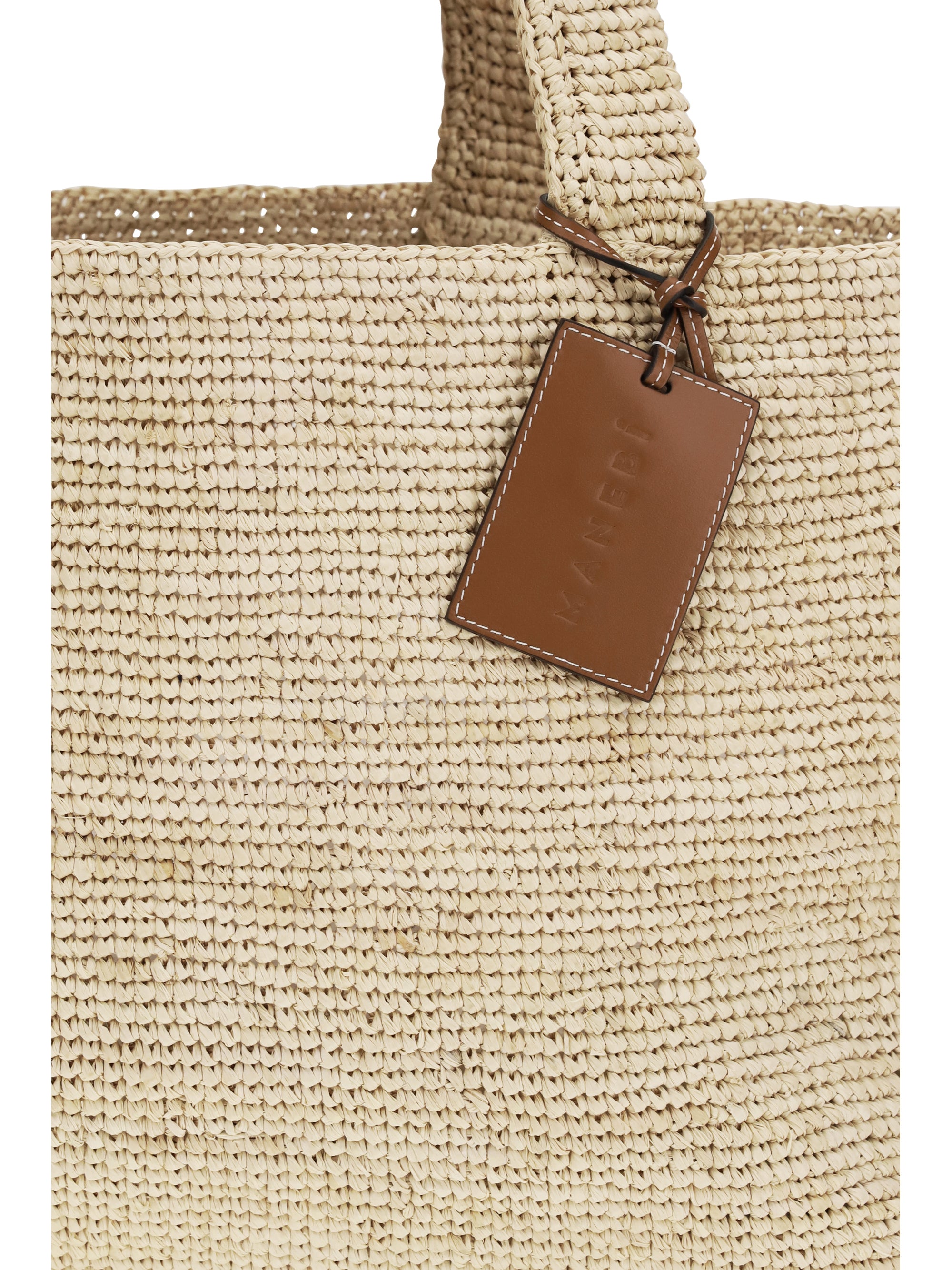 large new sunset raffia tote bag
