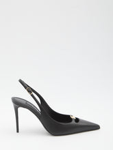 DOLCE&GABBANA 36 slingback pumps in silk nappa