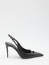 DOLCE&GABBANA 36 slingback pumps in silk nappa