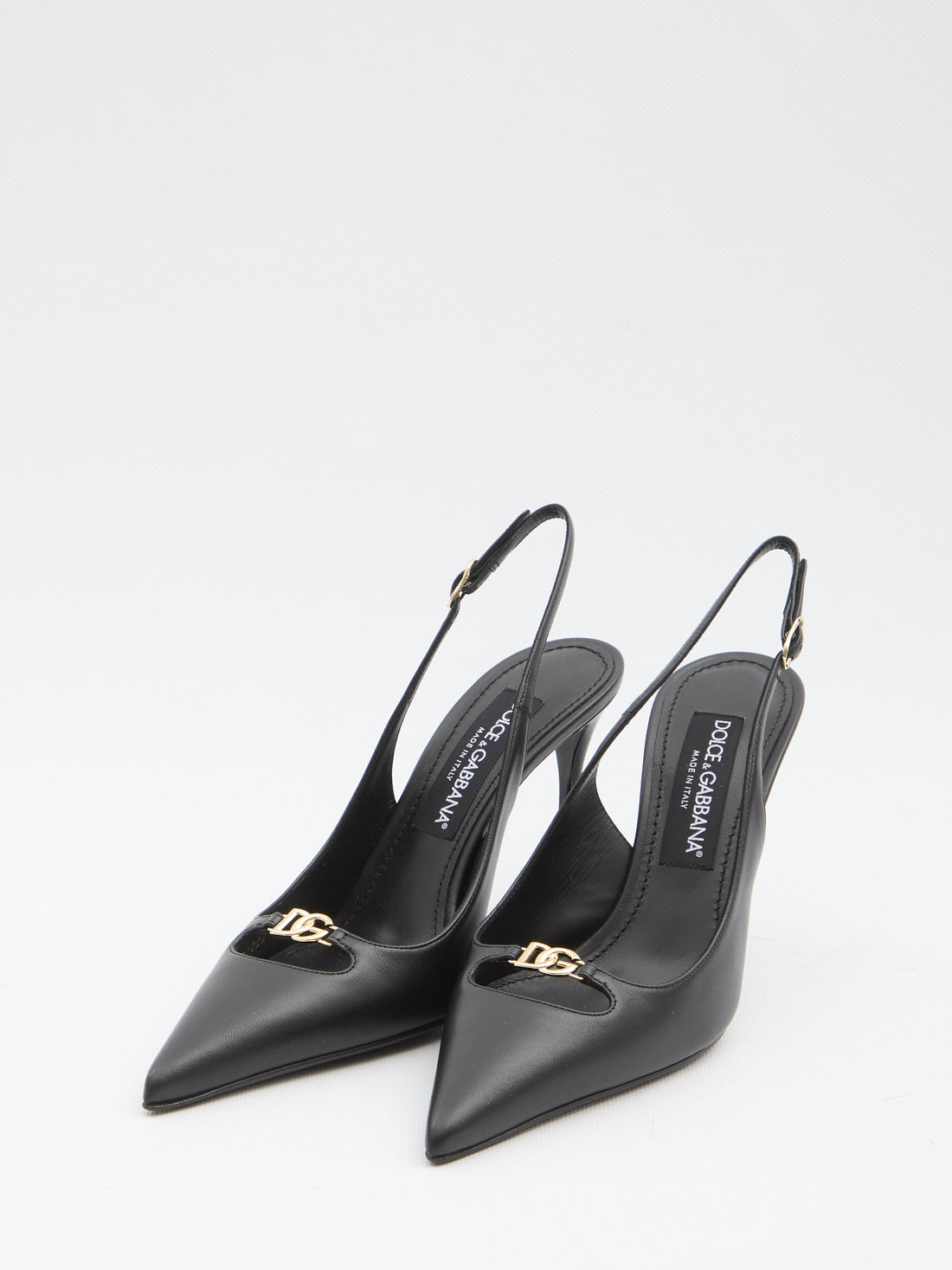 DOLCE&amp;GABBANA 36 slingback pumps in silk nappa