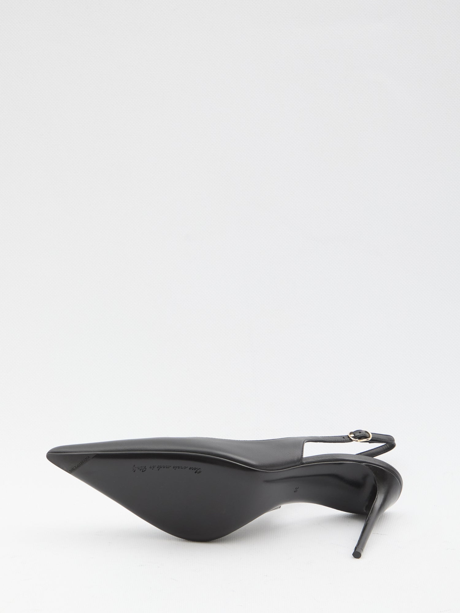 DOLCE&amp;GABBANA 36 slingback pumps in silk nappa