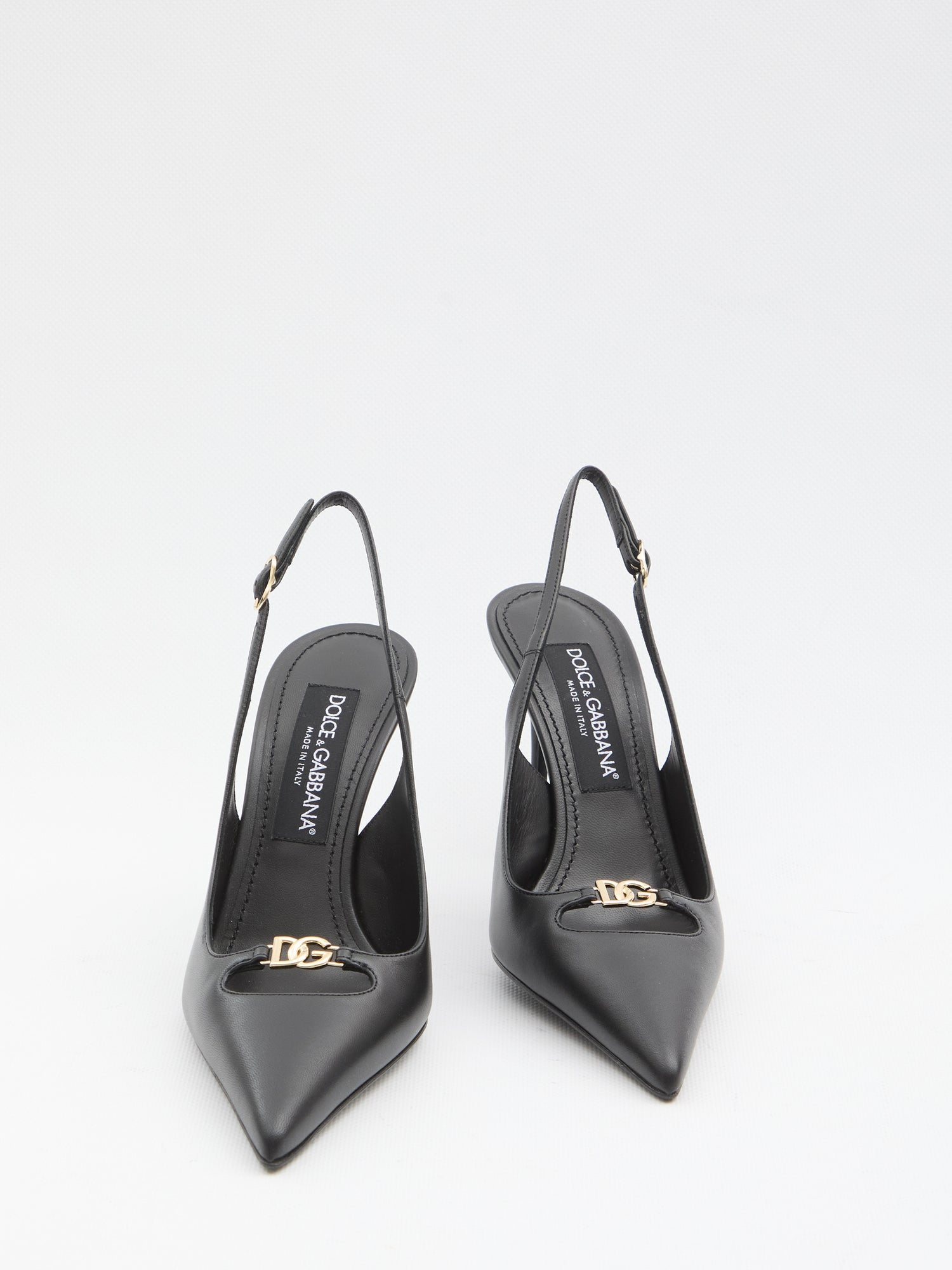 DOLCE&amp;GABBANA 36 slingback pumps in silk nappa
