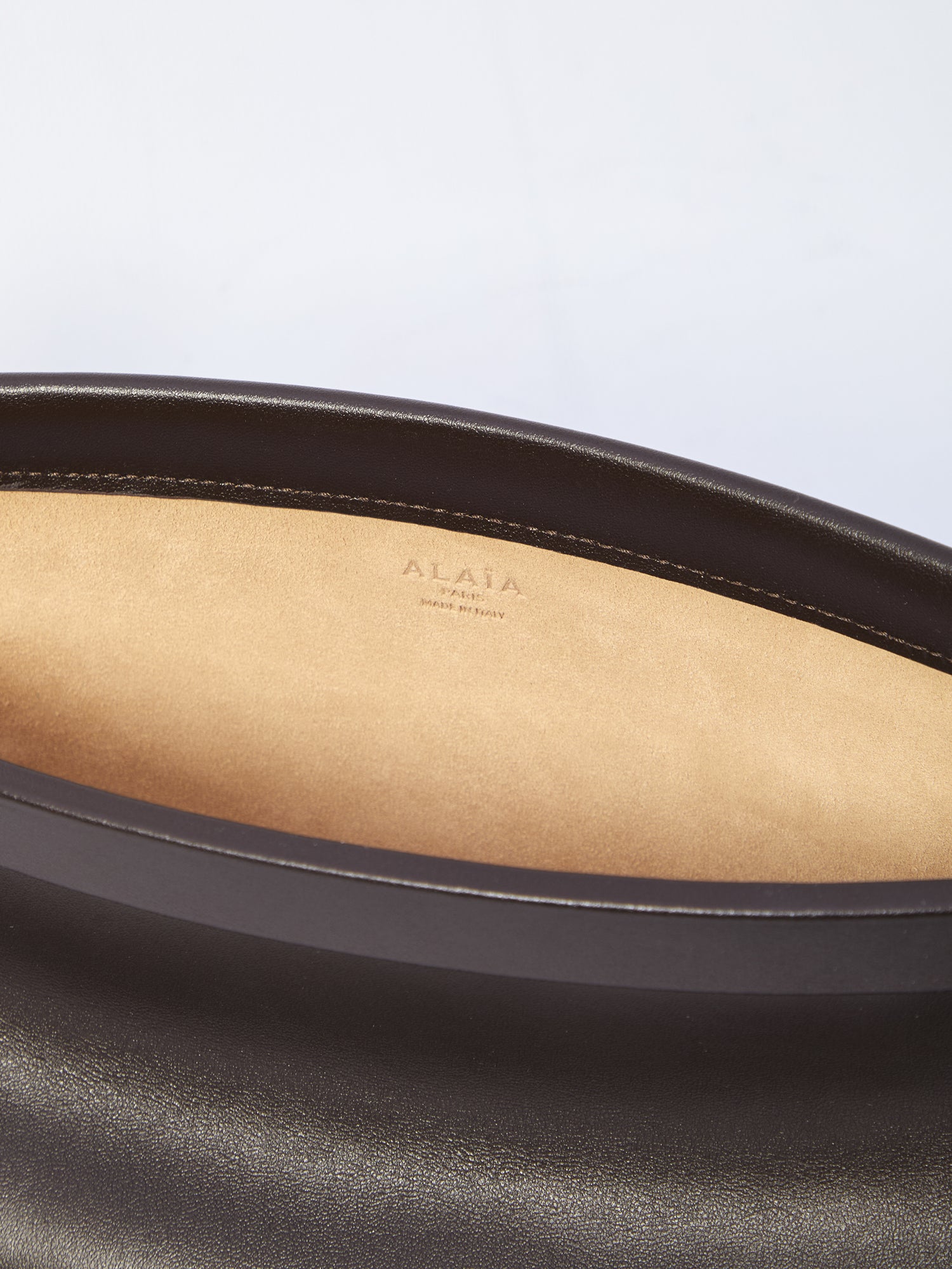 ALAIA OS medium le click east west bag