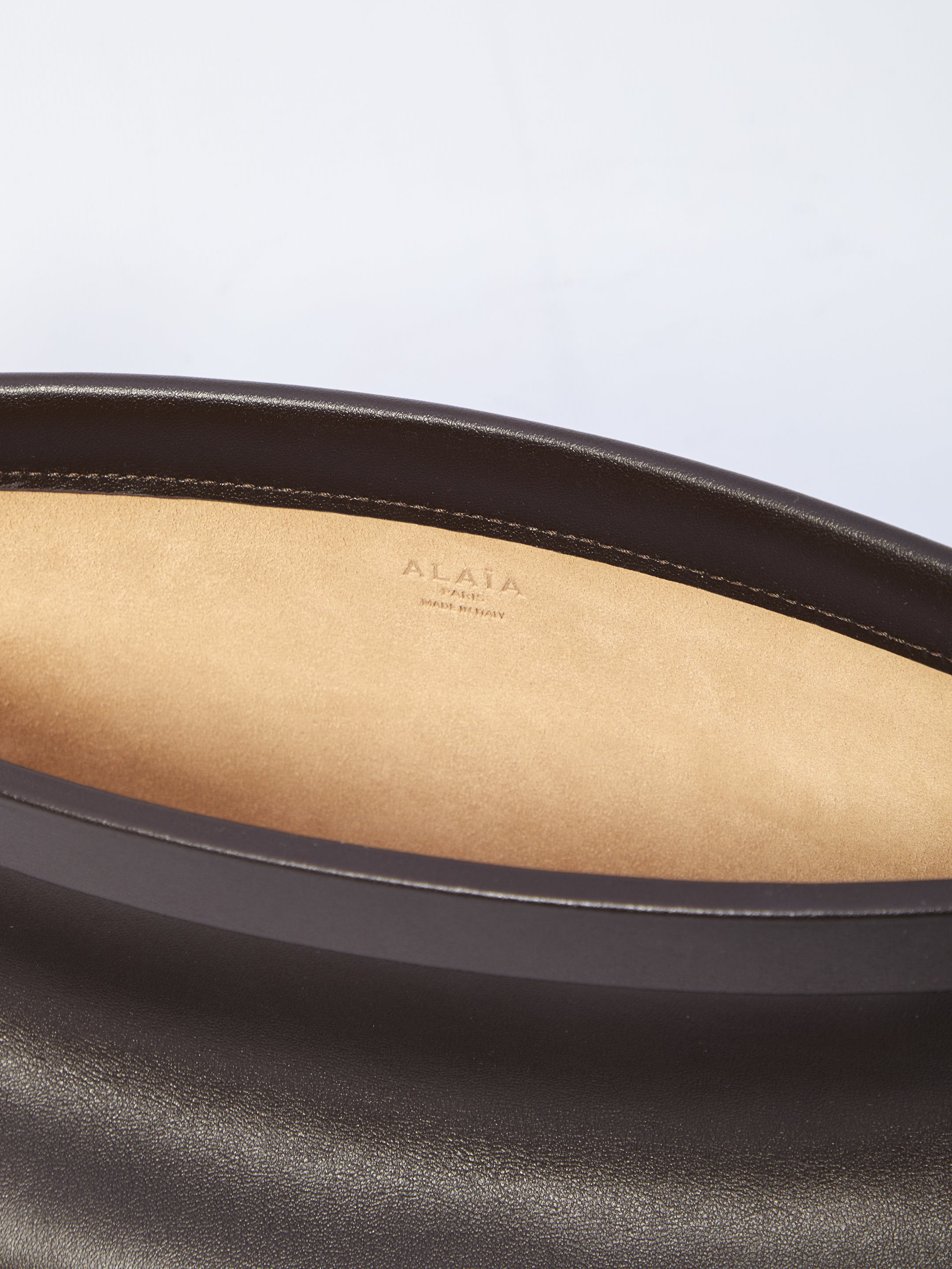 ALAIA OS medium le click east west bag