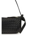 intrecciato leather shoulder bag