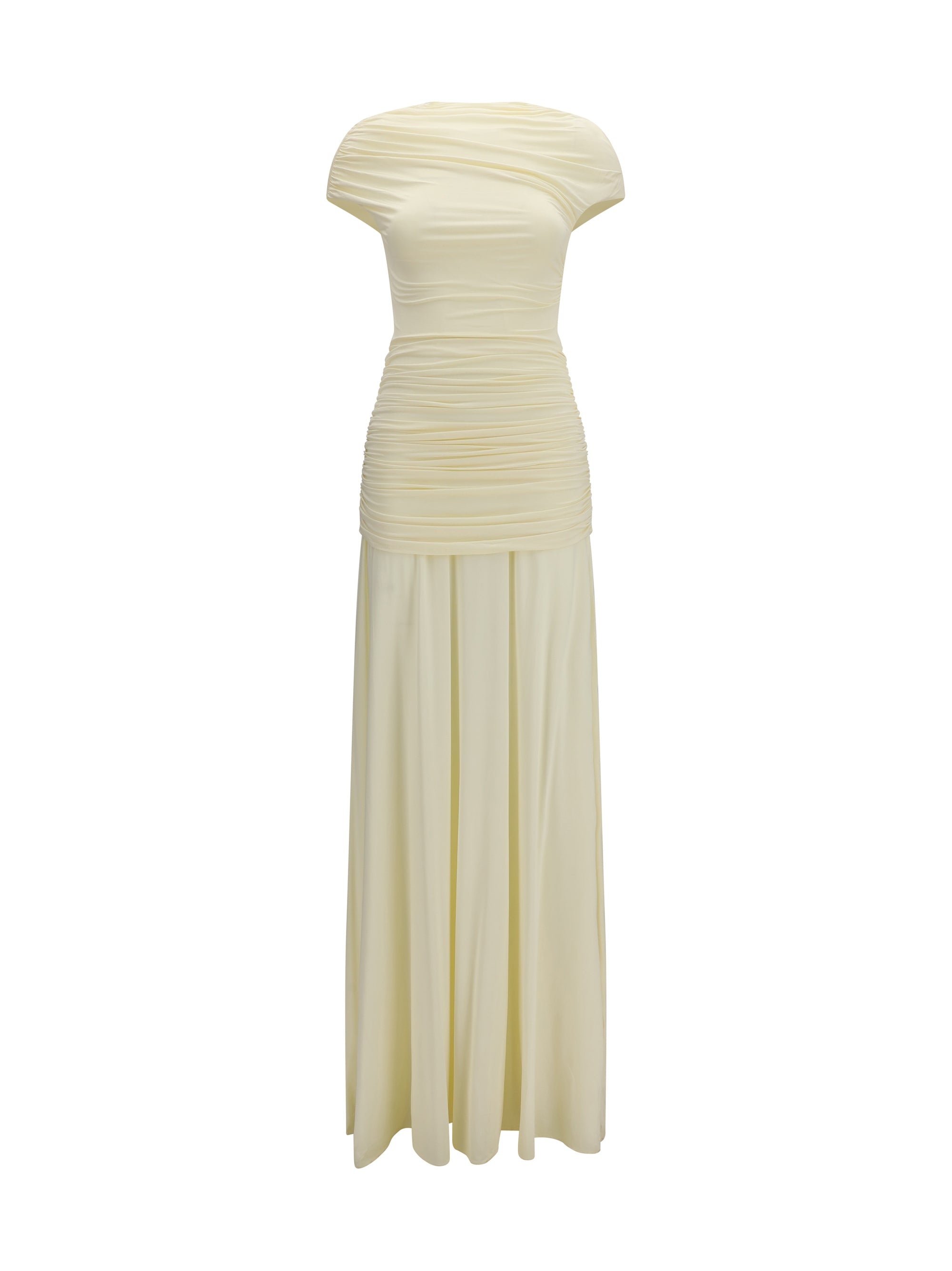 draped jersey dress