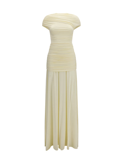 draped jersey dress