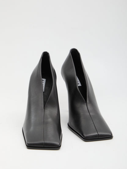 ALAIA 36 soft square pumps