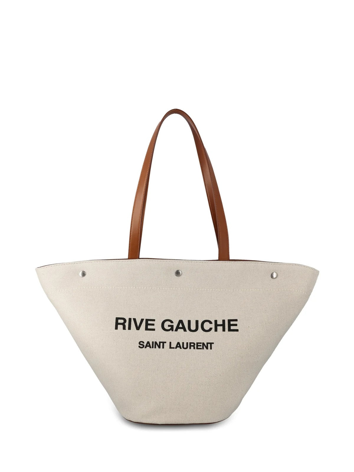 Rive Gauche Trapezoid Canvas Shopping Tote